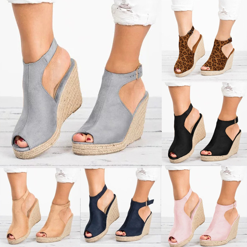 Espadrille Sandal Women - Женские босоножки на каблуке, лето 2023,