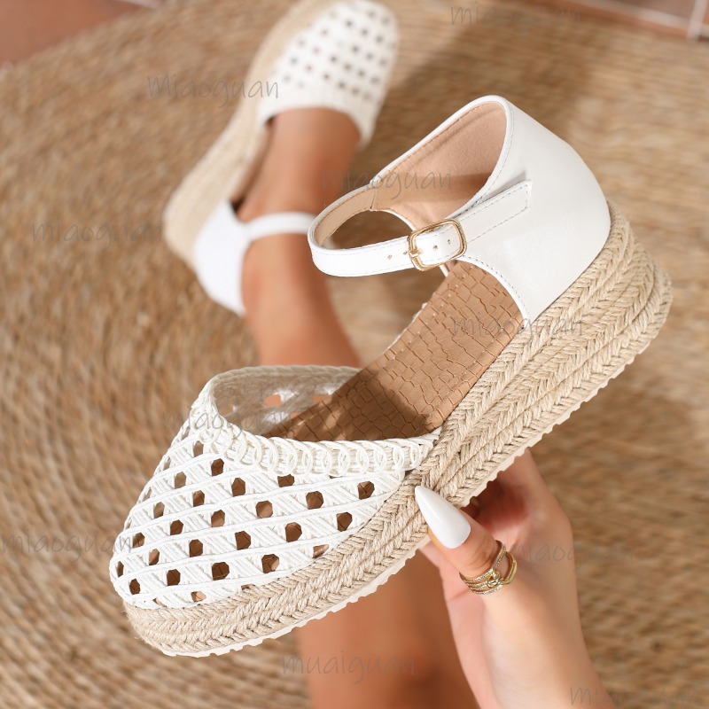 Espadrille Sandal Women - Женские эспадрильи на танкетке в стиле