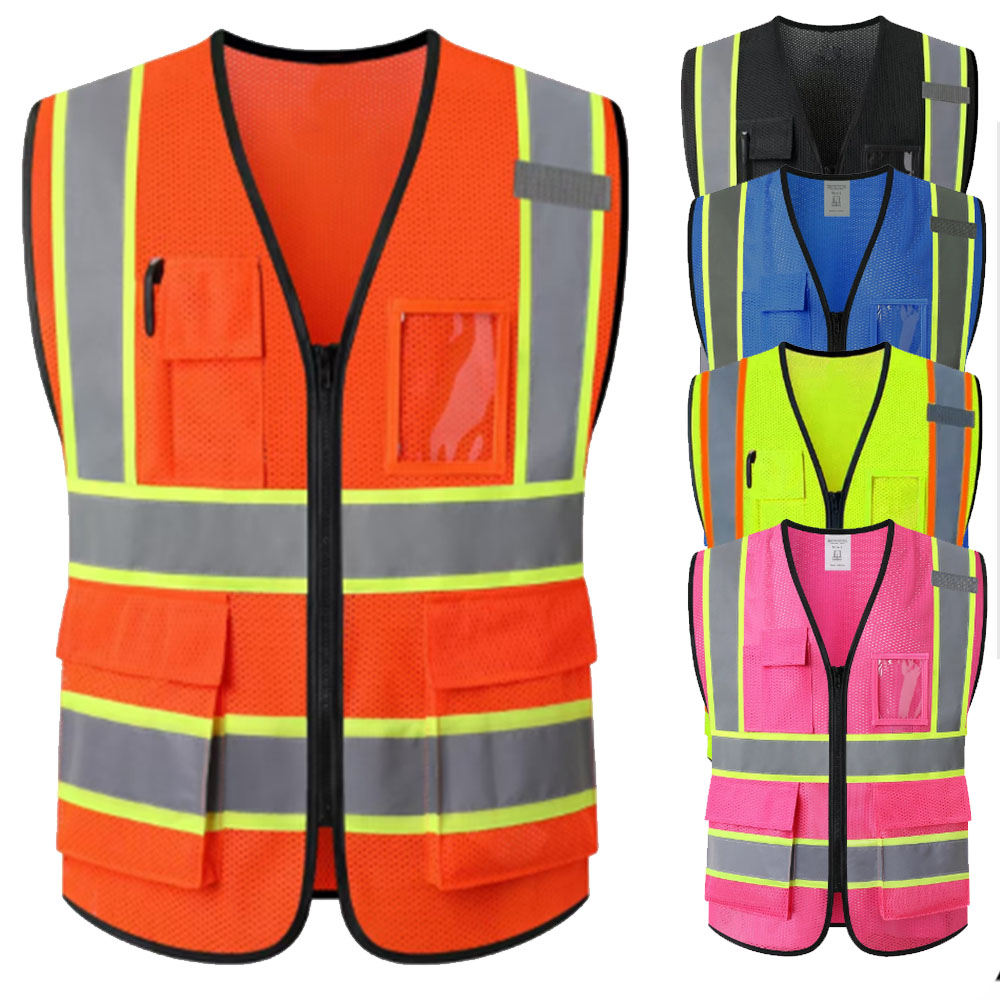 Summer Hi Vis Clothing - Летний сетчатый жилет унисекс с карманами