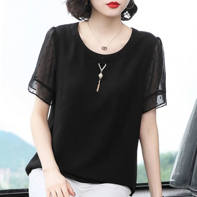 Summer Clothing For 70 Year Old Woman - Повседневная однотонная универсальная рубашка, женская одежда,