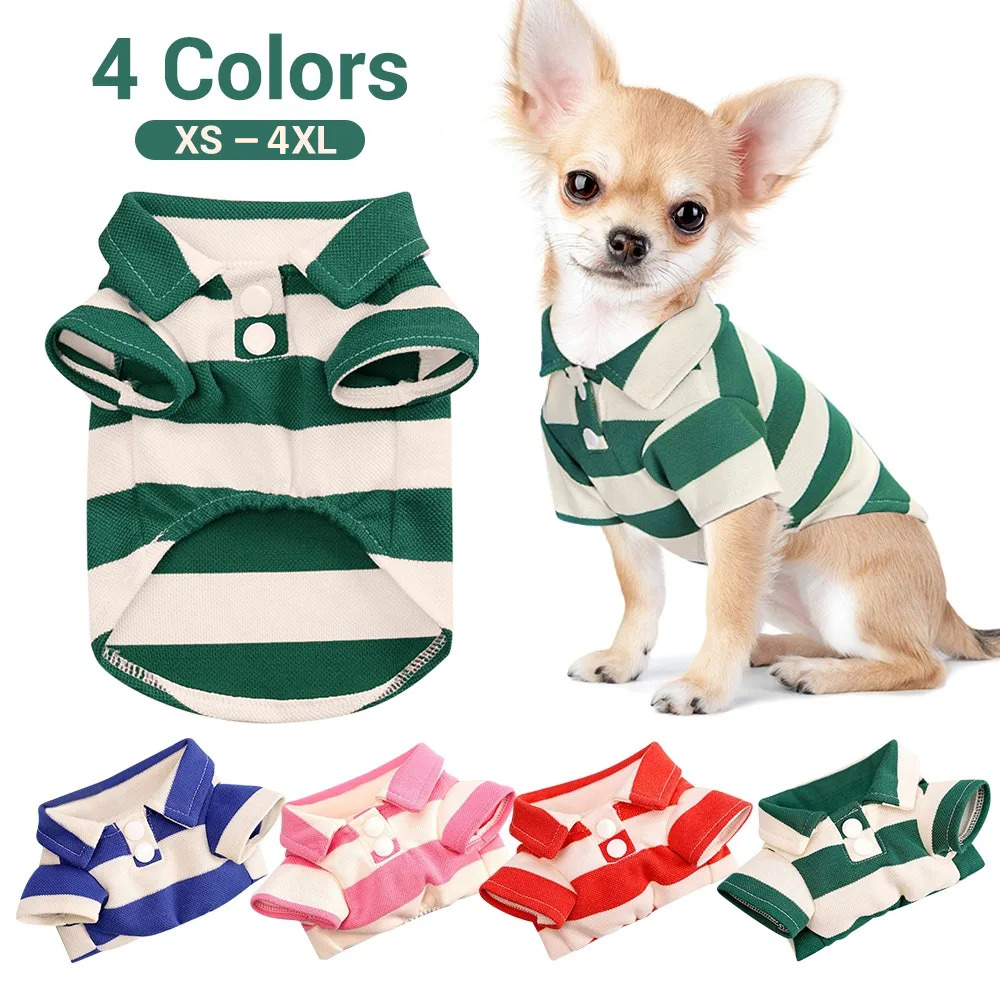 Summer Dog Clothing - Рубашка для собак, летняя одежда для