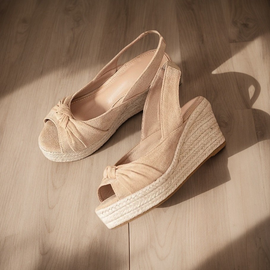 Бежевые эспадрильи LIHUAMAO с  – обзор и цена Espadrille Sandal Women