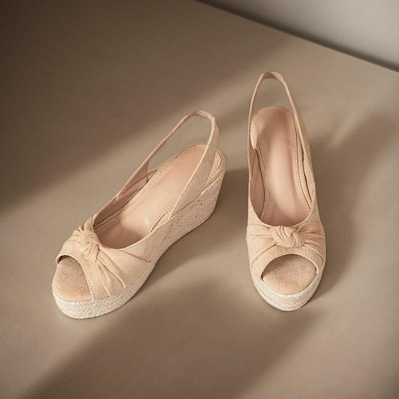 Бежевые эспадрильи LIHUAMAO с  – обзор и цена Espadrille Sandal Women