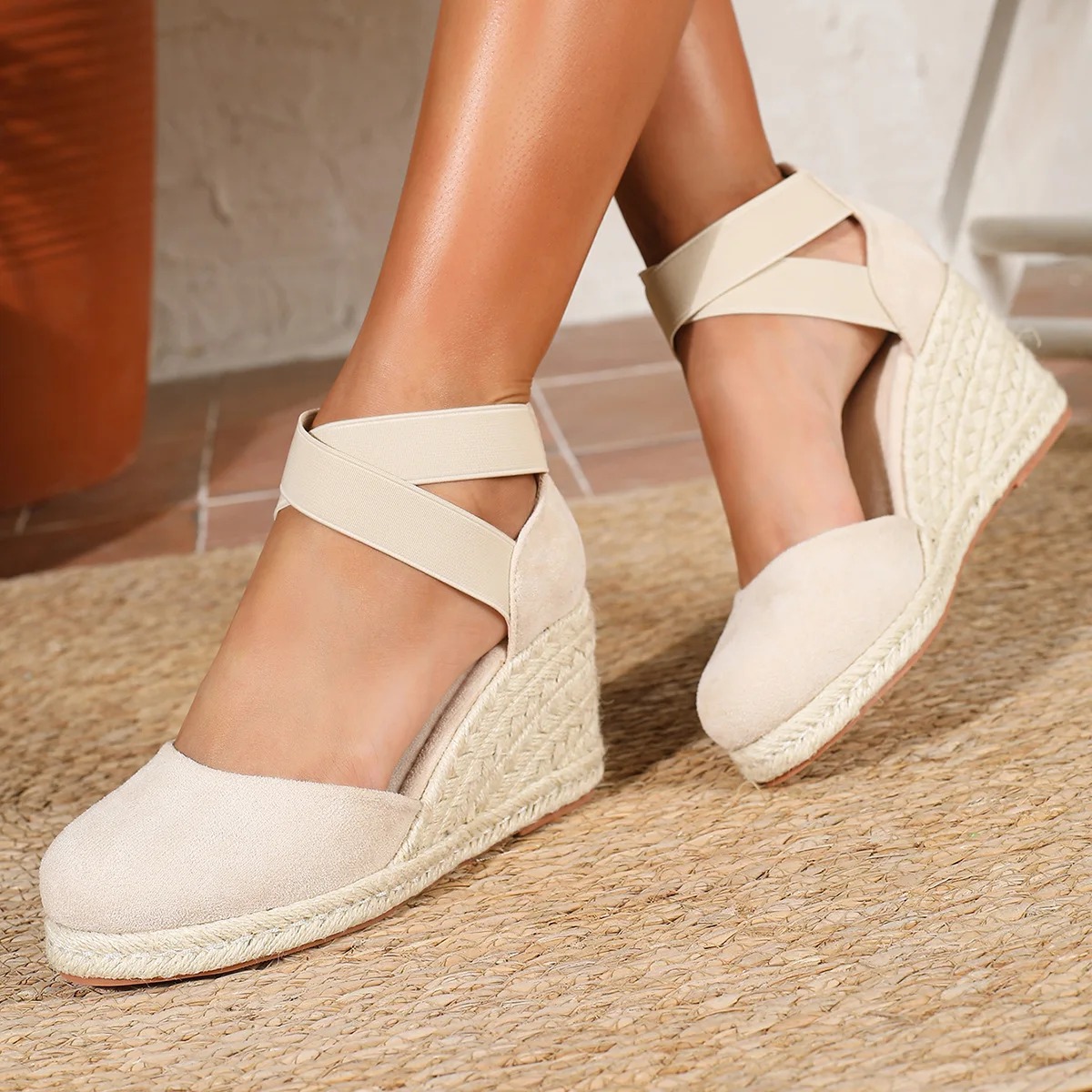 Женские эспадрильи на танкетке – обзор и цена Espadrille Sandal Women