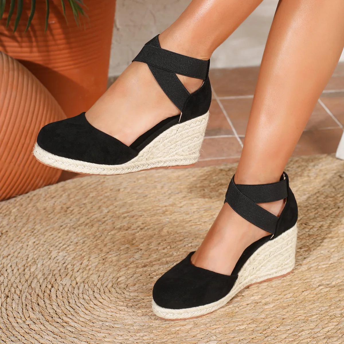Женские эспадрильи на танкетке – обзор и цена Espadrille Sandal Women