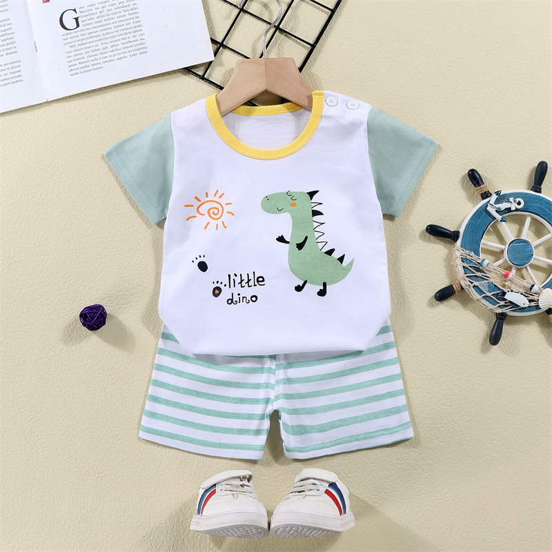 Хлопковые футболки + шорты, сп – обзор и цена Summer Clothing Baby Boy