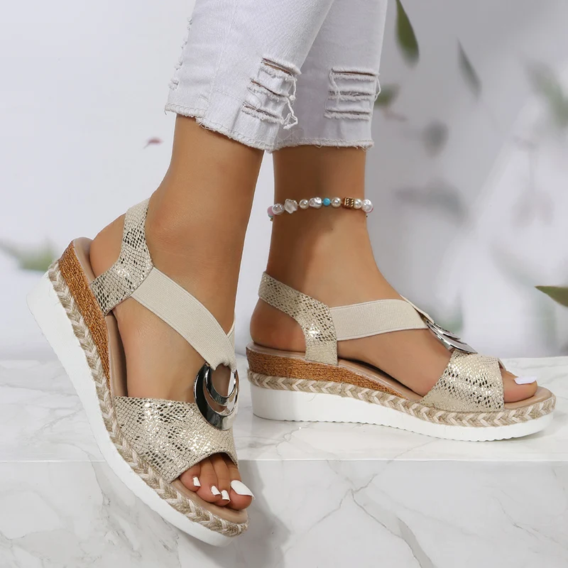 Женские босоножки на танкетке  – обзор и цена Espadrille Sandal Women