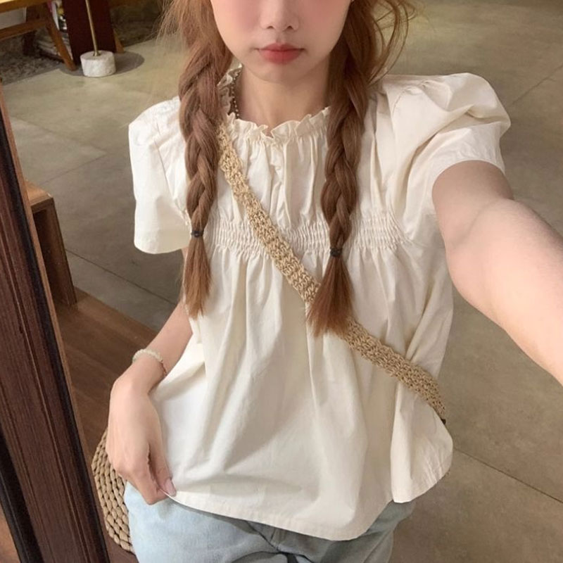 Однотонные рубашки с гофрировк – обзор и цена Summer Clothing In French