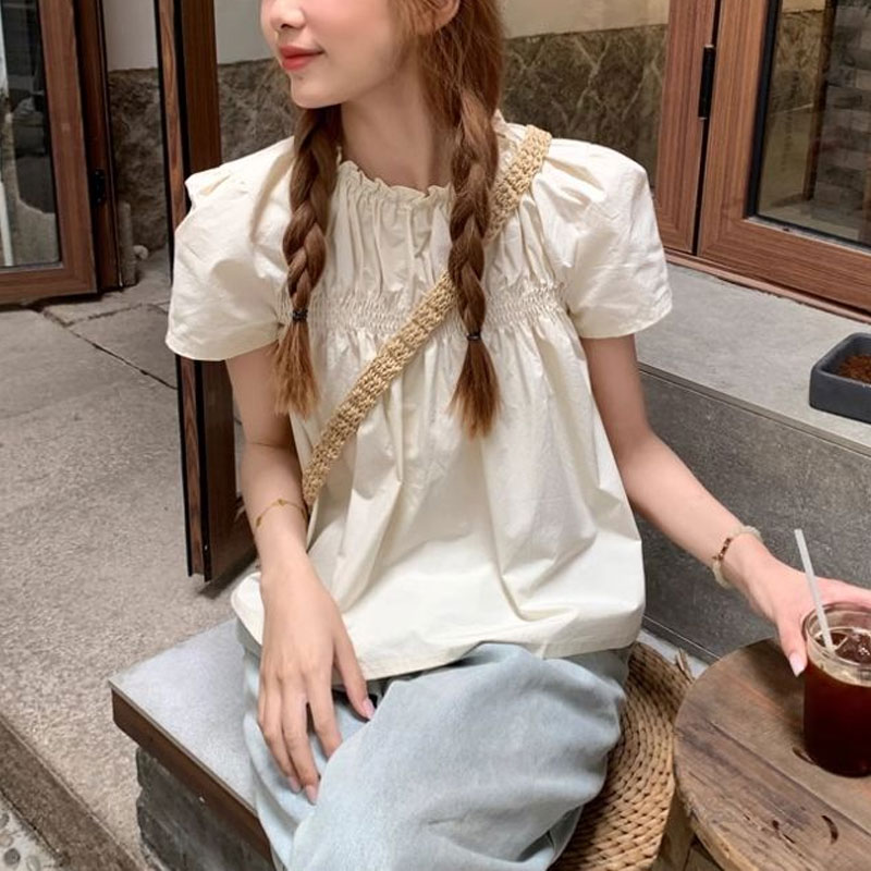 Однотонные рубашки с гофрировк – обзор и цена Summer Clothing In French
