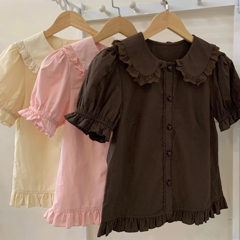 Летние японские рубашки Kawaii – обзор и цена Summer Clothing Kids