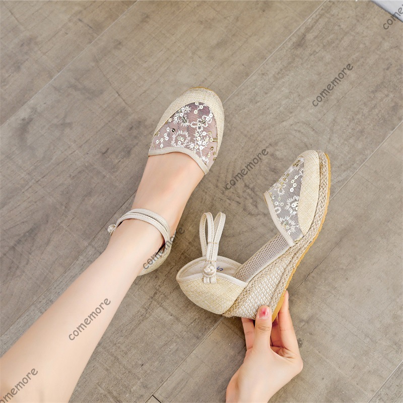 Женские летние сандалии на тан – обзор и цена Espadrille Sandal Women