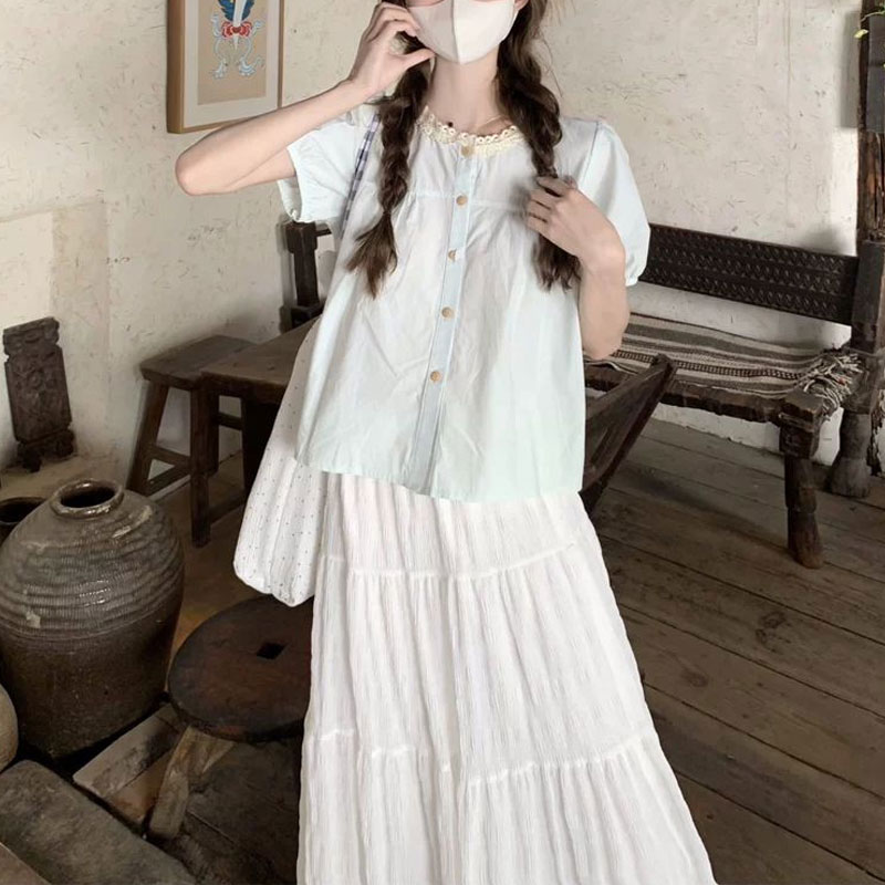 Модные кружевные рубашки, летн – обзор и цена Summer Clothing In French